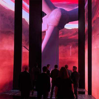 Group in video dome